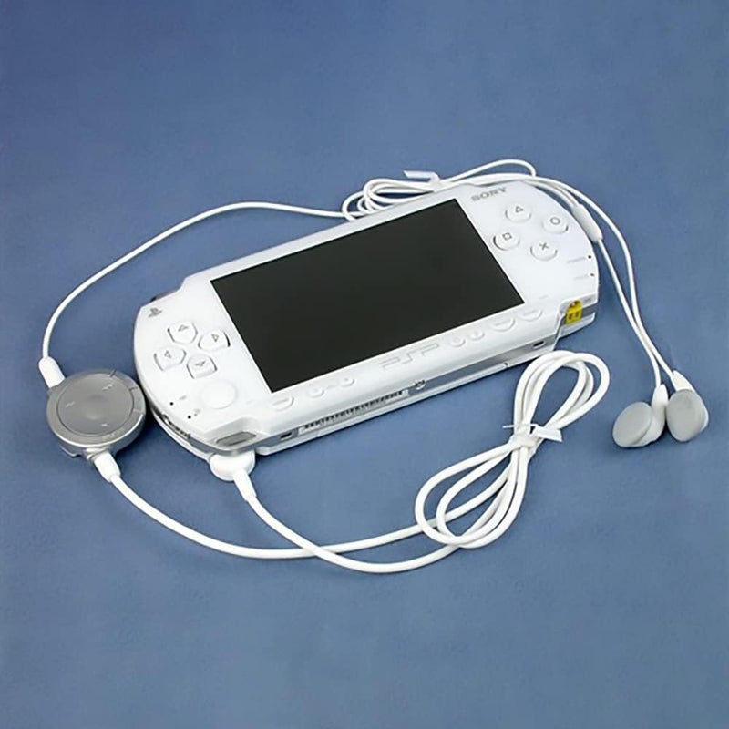 OSTENT Stereo Earphones Headphone Remote Control for Sony PSP 1000 Console - Image 2