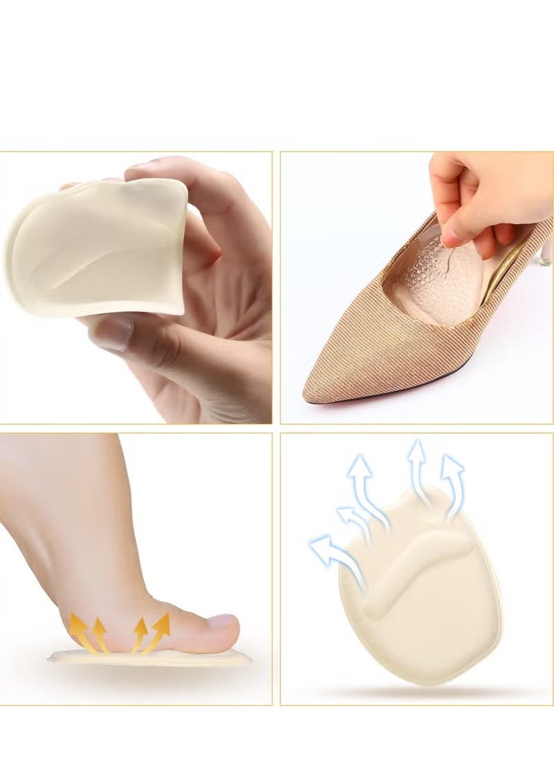 Generic - 12 Pairs Shoe Filler High Heel Cushion Pads Adjustable Toe Filler Inserts Front Insoles Heel Grips Liner Insert for Preventing Too Big Shoe from Heel Slipping Blisters Relieve Pain (Casual Style) - Image 1