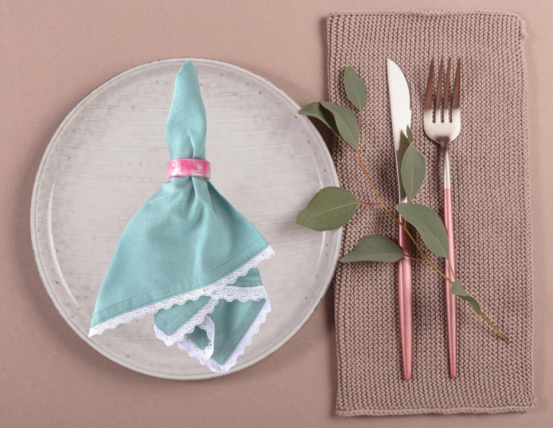 CLEENTABLE Epoxy Resin Napkin Rings Set - 12 Pcs Decorative Pastel Table Holders, 1.5" Dia, Art Deco Style - Ideal for Weddings, Dinner, Parties, Home, Dining, Gifting, Indoor & Outdoor (Multi) - Image 2