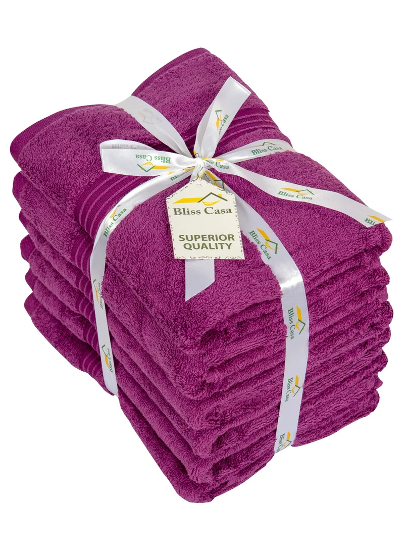 Bliss Casa Bliss Casa - Large Hand Towels (6 Pack, 50 x 100 cm) - 100% Combed Cotton - Premium Quality, Ultra Soft and Highly Absorbent, Hotel & Spa Quality Hand Towels