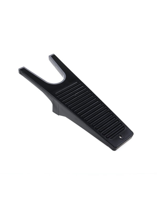 Shoe Stripper Leather Shoes Boots Shoe Stripper Inner Mouth Inlaid With Colored Soft Rubber PP TPE-Specification:Gray U-shaped Mouth  - Image 1