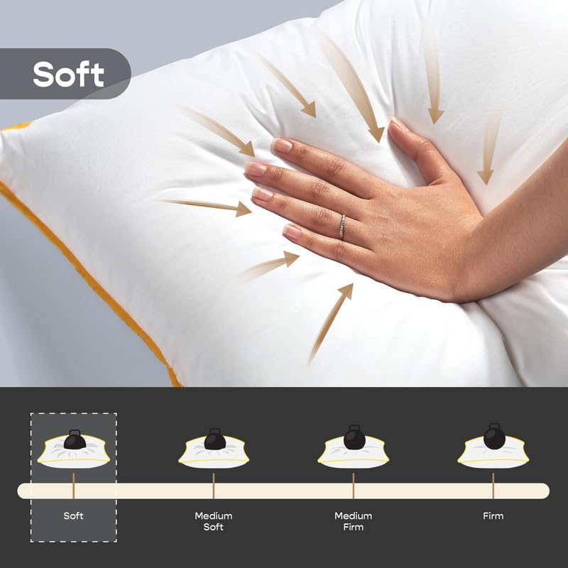 SleepyCat Microfiber Cuddle Pillow Covered with Luxe Modal Fabric for Body Support Ideal for Side Sleepers and Expecting Mothers Machine Washable 50x19 inches 2 Attractive variants - Image 5