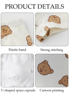 DUNISO 4 Pack Boy's Boxers Briefs Set Kid's Cotton Underwear Short Briefs Breathable and Soft Underpants with High Elastic Waistband Soft Little Boy Pants  - Image 2