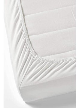 Bebek Özel Baby Special Cotton Baby and Kids Elastic Sheet White 40 x 80 cm 