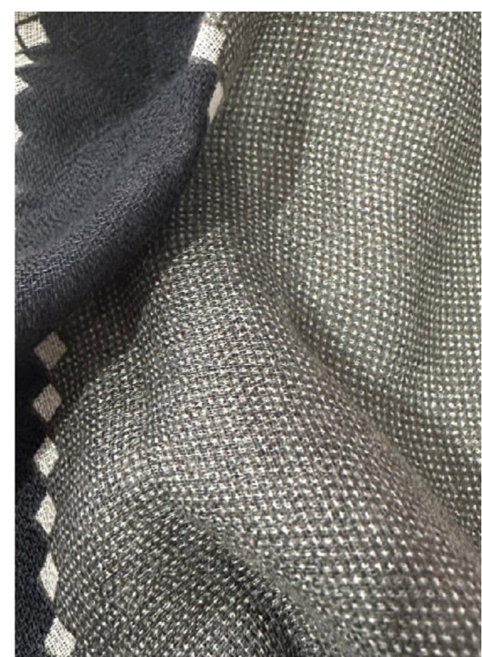 Shein Elegant 1pc Women's Scarf Autumn & Winter Thick Double-Sided Warm Shawl Cape, Winter Scarf For Office And Daily Wear Classic Color Block Scarf Keep Warm Accessories Women - Image 4