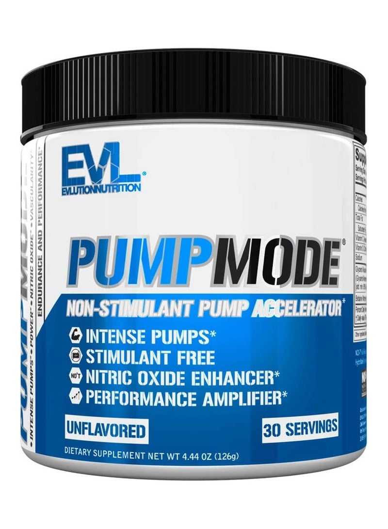 Evlution Nitric Oxide Booster Pump Pre Workout Powder with Glycerol and Betaine for Muscle Recovery Growth and Endurance - Unflavored