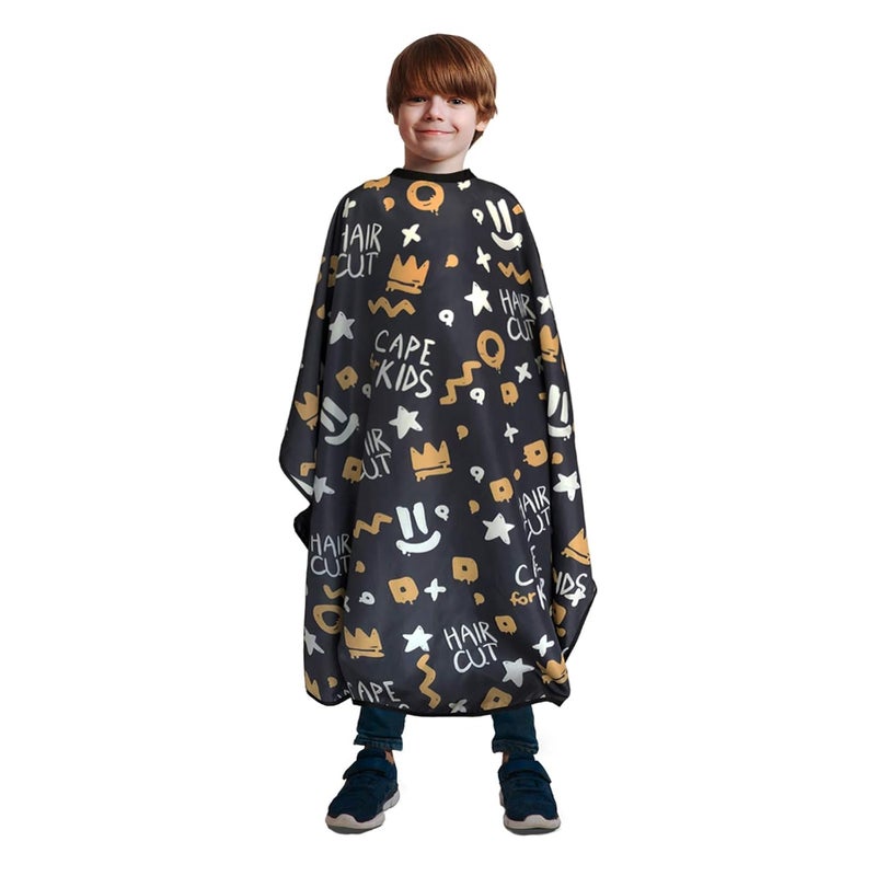 Barber Cape for Kids Hair Cutting Cape Professional Salon Hairdressing Cape for boys Waterproof  Light Weight  Machine Washable  39 51Crown Pattern