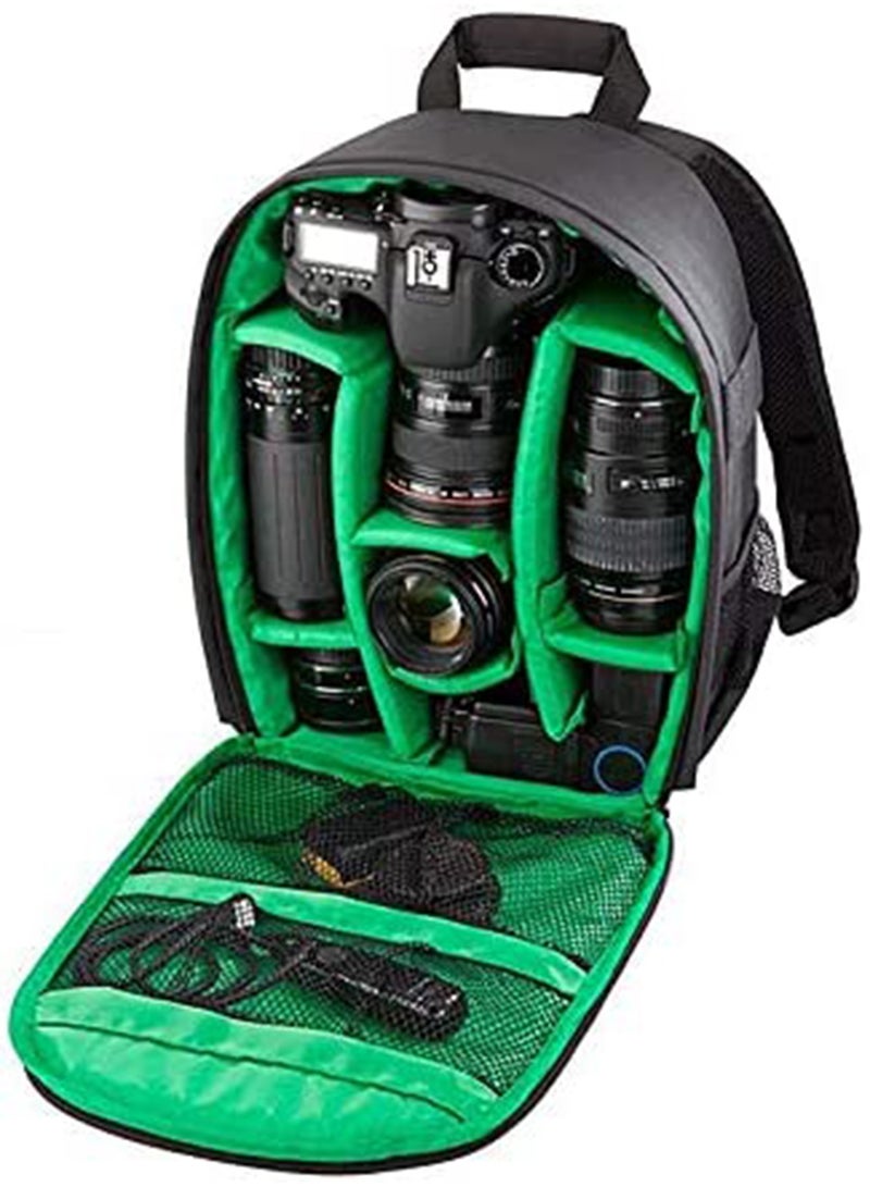 GT-Wheel Waterproof DSLR Camera Bag, Shoulder Backpack for Photographers, Shockproof Backpack Hiking Bag (Green)  - Image 1