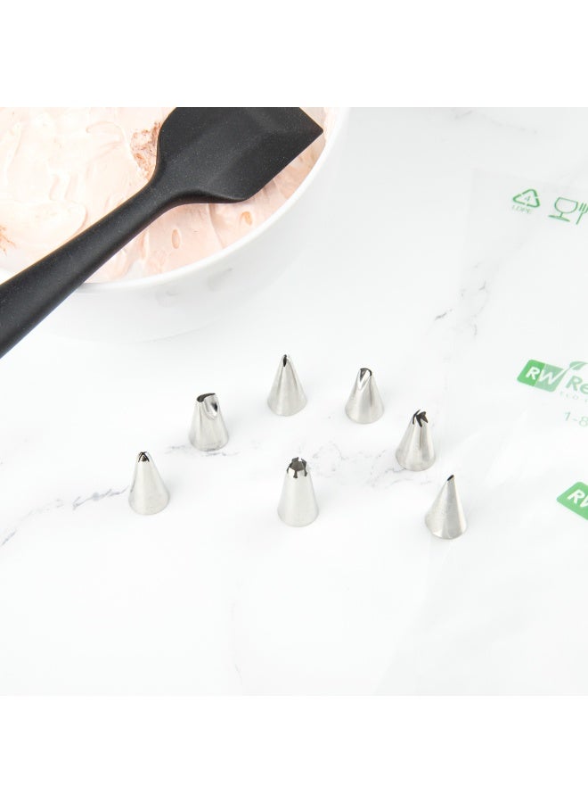 Restaurantware Pastry Tek Cake Tip, 1 Specialty Piping Tip - #105, Dent-Resistant, Stainless Steel Icing Decorating Tip, Dishwashable, Decorate Cupcakes, Cakes, or Cookies - Image 5