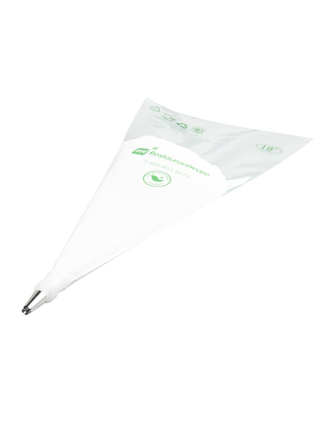 Restaurantware Pastry Tek Cake Tip, 1 Specialty Piping Tip - #105, Dent-Resistant, Stainless Steel Icing Decorating Tip, Dishwashable, Decorate Cupcakes, Cakes, or Cookies - Image 2