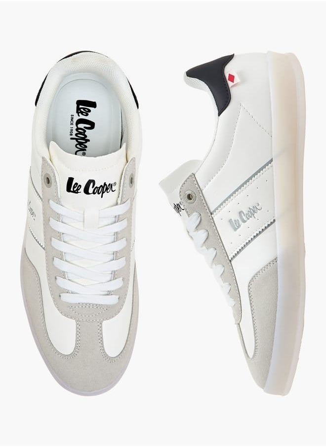 Lee Cooper Men's Panelled Shoes with Lace-Up Closure  - Image 1