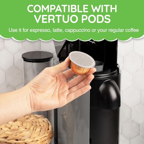 My-Cap Coffee Pod Paper Filters for use with Caps - Reuse Capsules for Vertuo Line Brewers - Coffee Paper Filters (Pack of 100) - Image 4