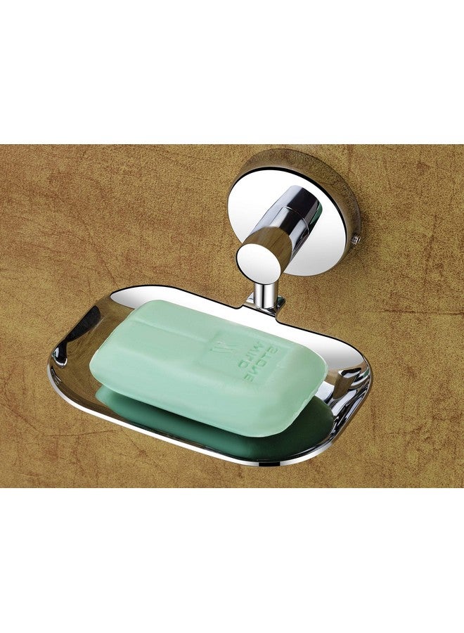 iSTAR 304 Stainless Steel Anti Rust Corrosion-Free Soap Holder (Medium, Silver Finish) (Pack of 1) - Image 2