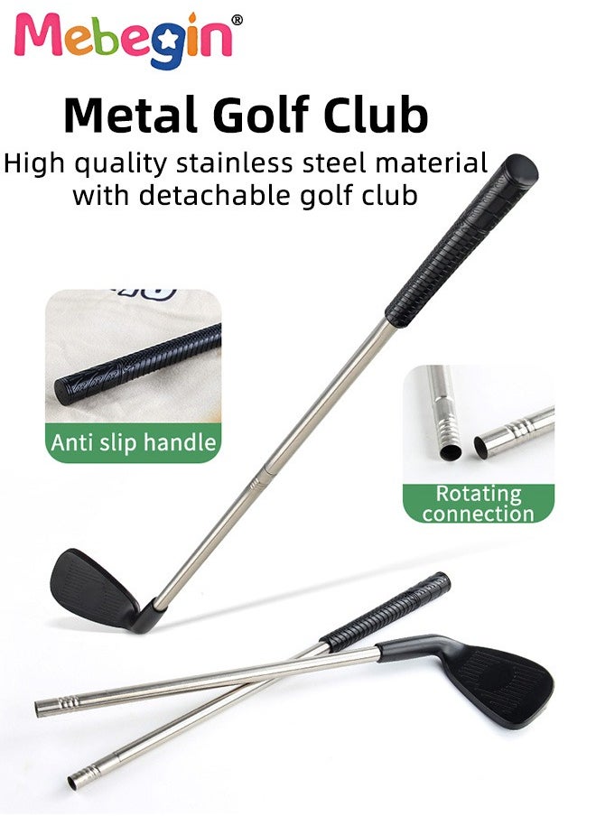 MEBEGIN - 3 in 1 Double-sided Golf Mat Set with Storage Bag, Golf and Dart Practice Mat Set with Golf Club, 12 Sticky Balls and 10 Darts, Bow and Arrow Game Set with Arrow Bag and 6 Arrows, Suitable for Family Gatherings, Parties, School Events or Any Indoor Outdoor Activities - Image 1