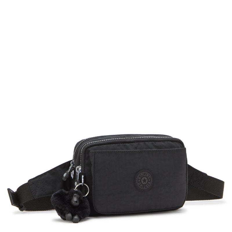 kipling Abanu Multi Black Noir Small Crossbody Convertible To Waistbag With Removable Shoulder Strap - Image 4