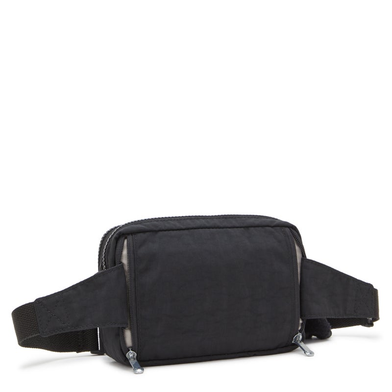 kipling Abanu Multi Black Noir Small Crossbody Convertible To Waistbag With Removable Shoulder Strap - Image 2