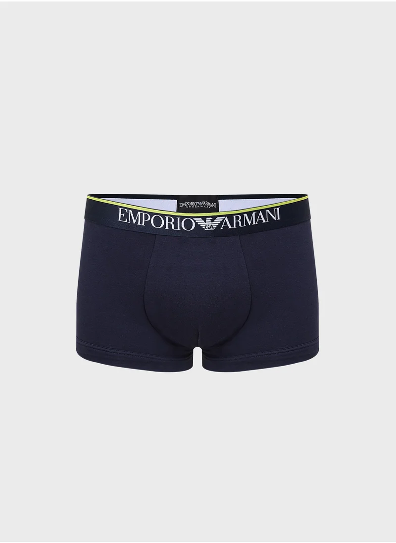 EMPORIO ARMANI 2 Pack Checked Trunks