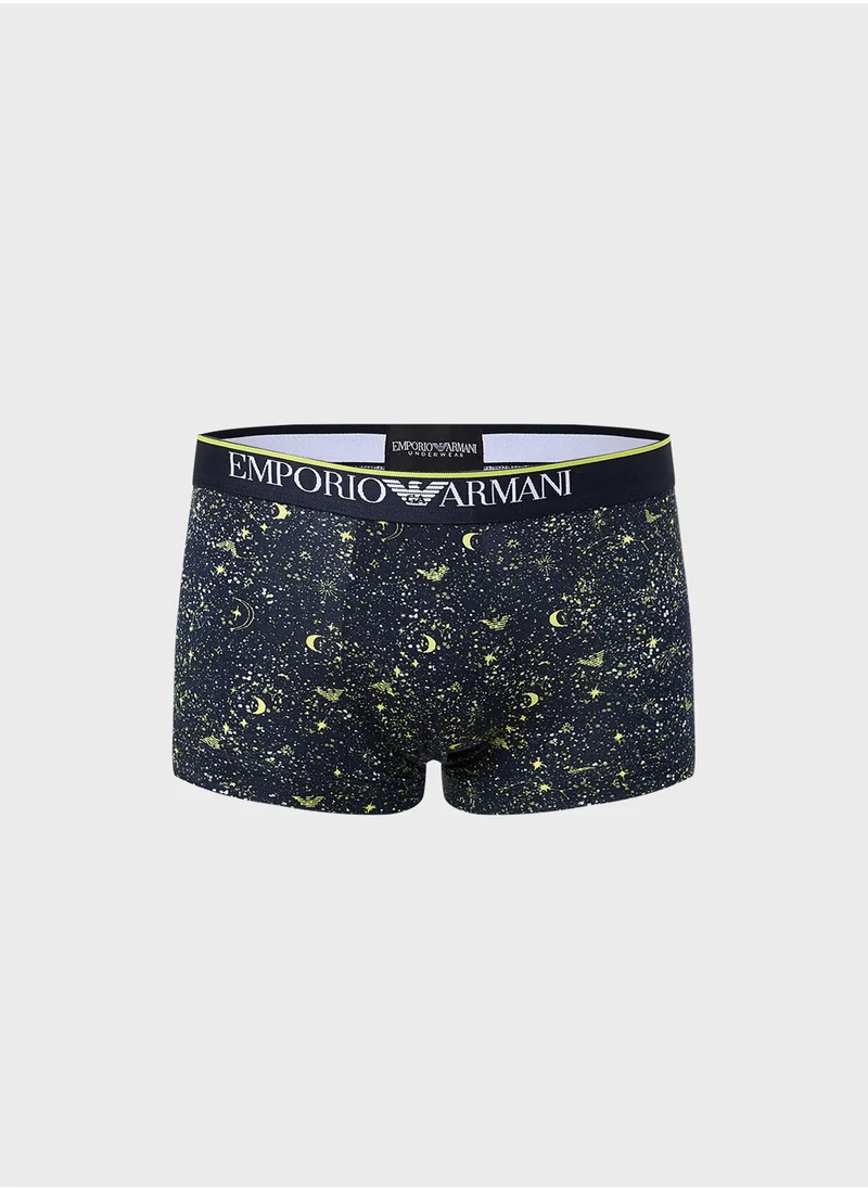 EMPORIO ARMANI 2 Pack Checked Trunks