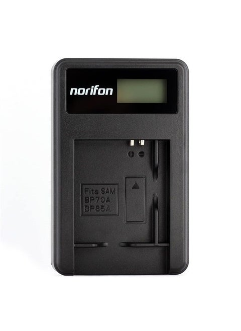 SLB-70A LCD USB Charger for Samsung AQ100, DV100, DV101, DV150F, DV90, ES80, ES90, ES95, SL605, PL120, TL105, TL110, TL205, WB30F, WP10 Camera and More