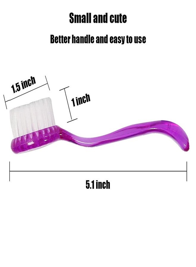 WOLEDOE 2 Pack Hamster Brush, Guinea Pig Massage Combs, Hedgehog Cleaning Supplies - Purple - Image 5