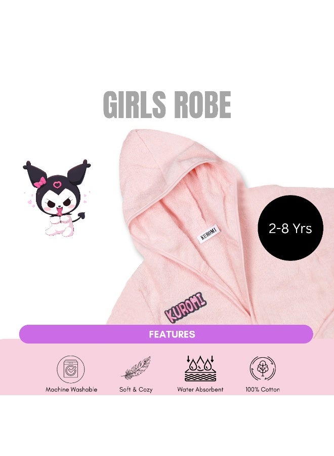 سانريو روب حمام بناتي سانريو كورومي للأطفال من  إلى  سنوات - Image 5