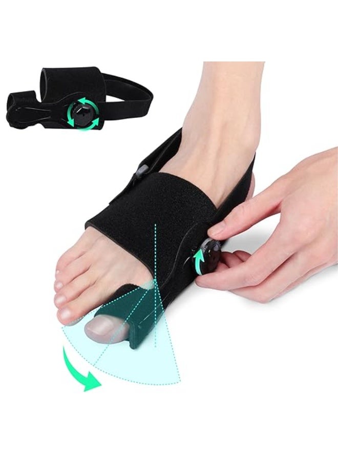 مصحح ورم إبهام القدم (Bunion) قابل للتعديل - جبيرة طبية لتقويم ودعم إصبع القدم الكبير - لتخفيف الألم للرجال والنساء - Image 1