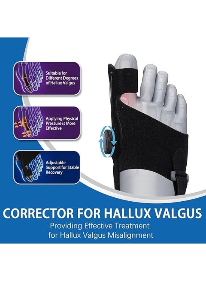 مصحح ورم إبهام القدم (Bunion) قابل للتعديل - جبيرة طبية لتقويم ودعم إصبع القدم الكبير - لتخفيف الألم للرجال والنساء - Image 5