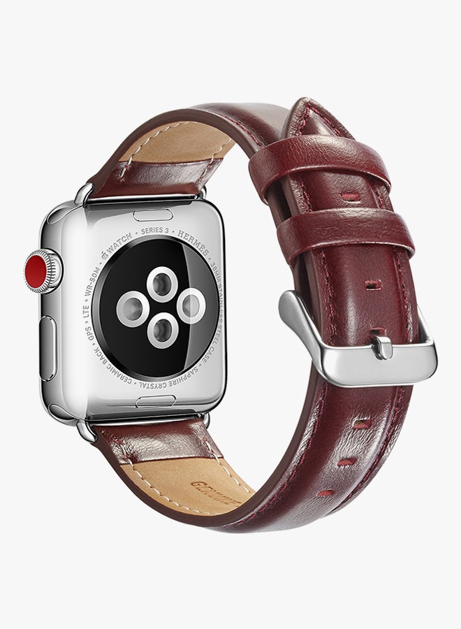 TraMx Replacement Strap For Apple Watch Series 1/2/3 38mm Red - Image 4
