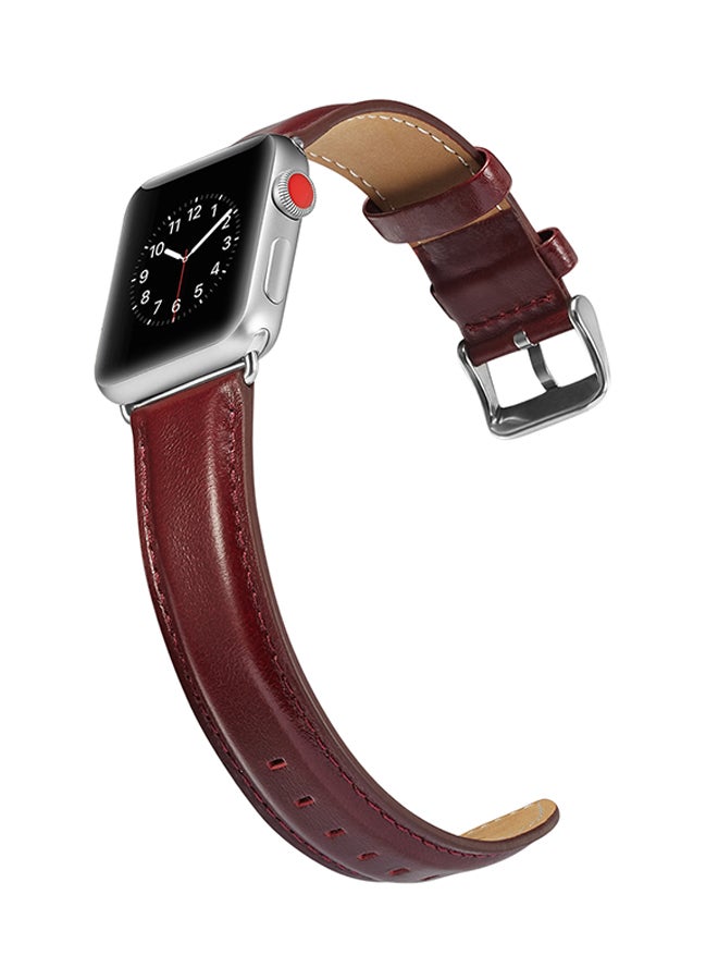 TraMx Replacement Strap For Apple Watch Series 1/2/3 38mm Red - Image 5