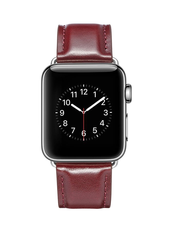 TraMx Replacement Strap For Apple Watch Series 1/2/3 38mm Red - Image 2