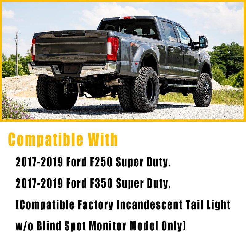Boine Left Driver Side Tail Light for Ford F250 F350 - Image 4