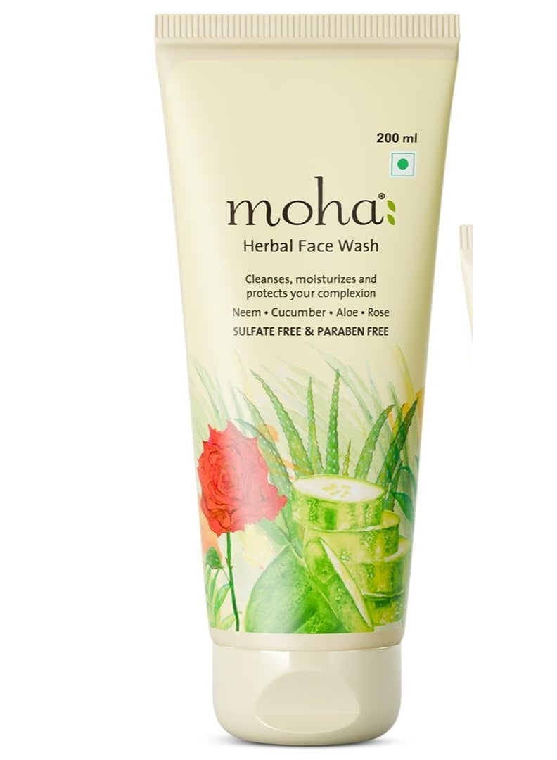 Moha: Herbal Face Wash - 200 ml & Herbal Face Scrub - 100 Gm - Image 3