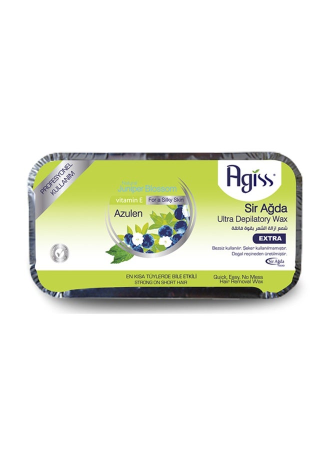 Agiss Azulen Ultra Depilatory Sir Wax – 500g (Pack of 6) | Professional Juniper Blossom & Vitamin E Formula | Soothing Azulene for All Skin Types | Stripless, Mess-Free Hair Removal - Image 2