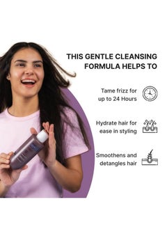 BARE ANATOMY Anti Frizz Shampoo + Hair Mask + Ultra Smoothing Hair Serum Kit | Frizz Control Upto 24 Hrs | Hyaluronic Acid & Fatty Acids | Paraben & Sulphate Free | Women & Men | 250Ml + 250G + 50Ml  - Image 3