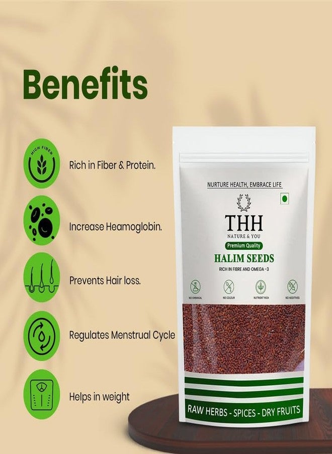 THH Halim Seeds 800g - Aliv Seeds | Rich in Fiber, Omega-3 & Essential Nutrients | Immunity Booster Superfood | Haleem Seed for Eating, Digestion, and Heart Health | Natural Superfood - Image 5