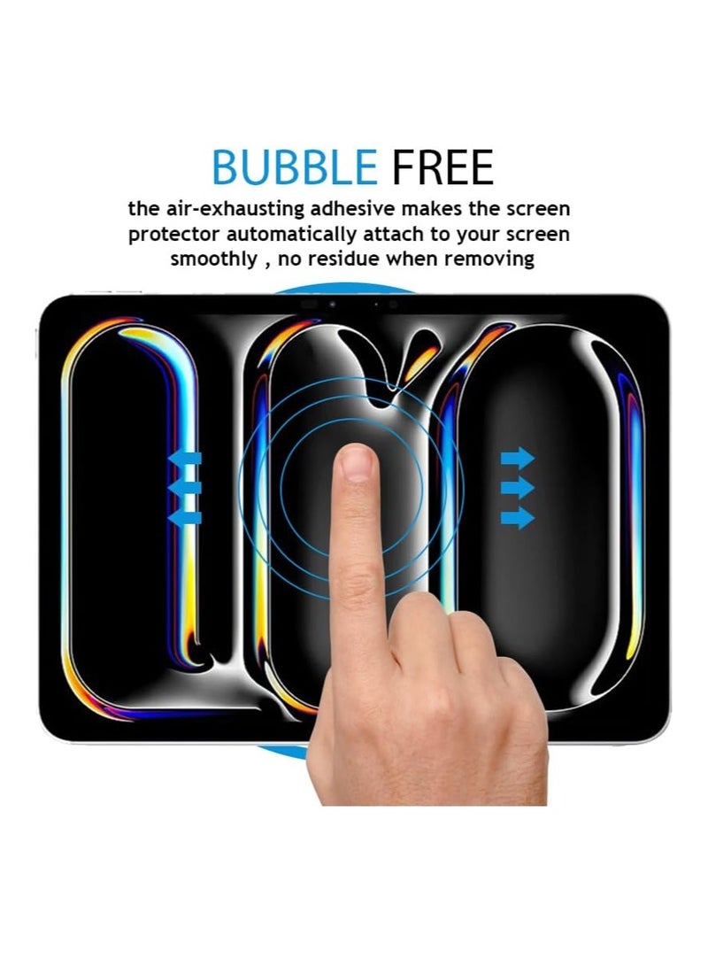 DUSALA Screen Protector for iPad Pro 11-Inch M4 (2024), 9H Tempered Glass Film, HD Clear, 1-Pack - Image 5