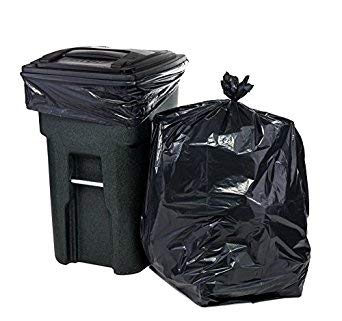 Clean India 25x30 Large -42 pcs (pack of 3 X 14 pcs)| Large Disposable Garbage Trash Waste Dustbin Bags of 63cm x 76cm - Image 2