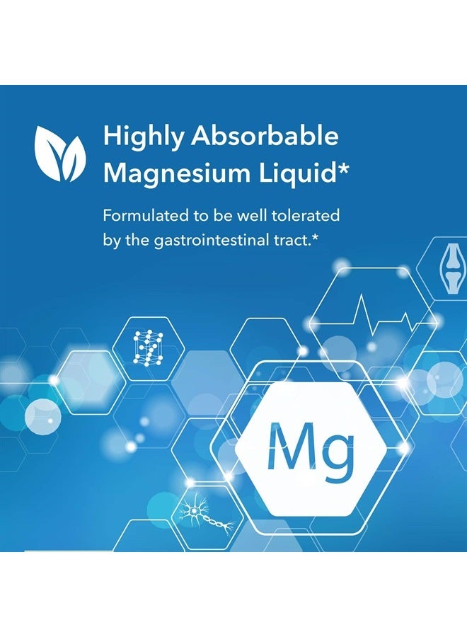 Allergy Research Group محلول المغنيسيوم - سائل كلوريد المغنيسيوم، دعم الجهاز الهضمي، نقي، يمتص جيدًا، 66.5 ملغ مكمل - 8 أونصة سائلة - Image 3