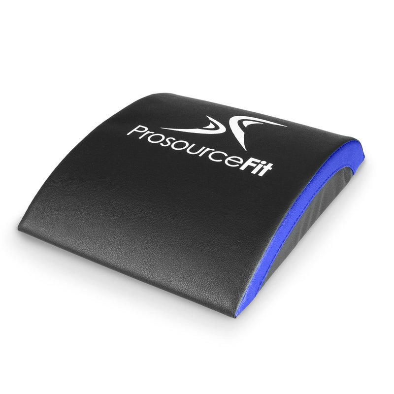 ProsourceFit Abdominal AB Mat 15" x 12" High Density Core Trainer, Black/Blue - Image 1