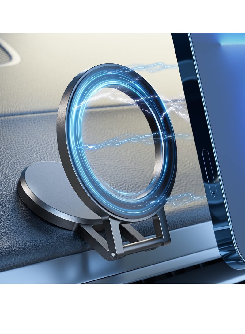 KASTWAVE Car Phone Mount for Magnetic Dashboard Phone Holder for Car All Metal Design Fit for Iphone 14 13 12 - Image 1