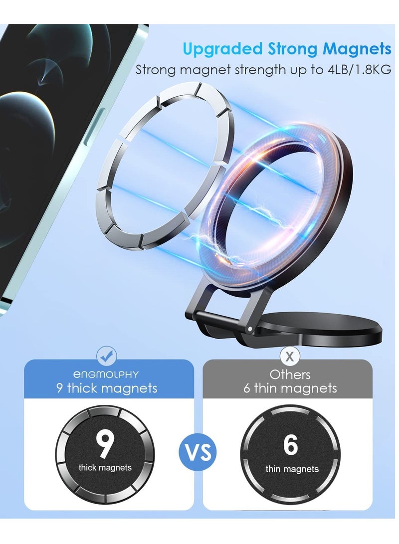 KASTWAVE Car Phone Mount for Magnetic Dashboard Phone Holder for Car All Metal Design Fit for Iphone 14 13 12 - Image 3