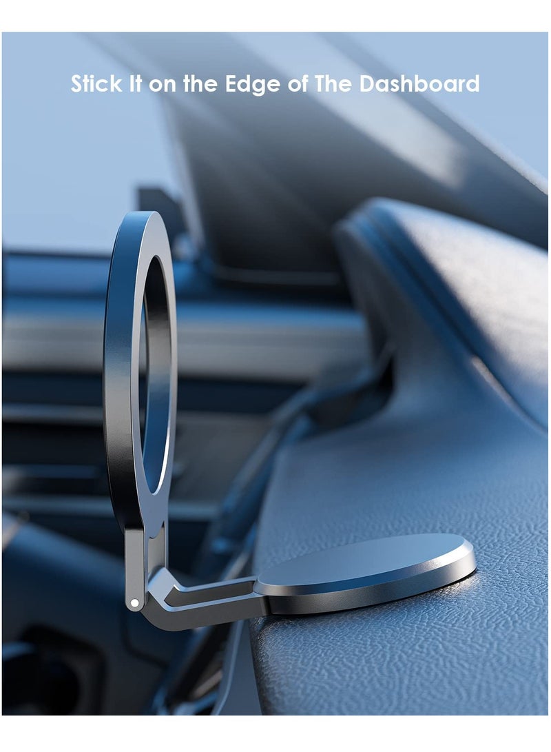 KASTWAVE Car Phone Mount for Magnetic Dashboard Phone Holder for Car All Metal Design Fit for Iphone 14 13 12 - Image 4