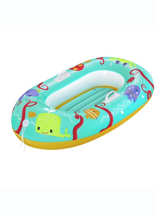 Bestway, 47" x 31"/ Tropical Crew Baby Boat Inflatable Outdoor Water Play Toy for Kids and Families, Durable Premium Quality Material, Easy Inflate and Deflate Design, Pool Beach Garden Summer Fun Activity, 1.19mx79cm - Image 1
