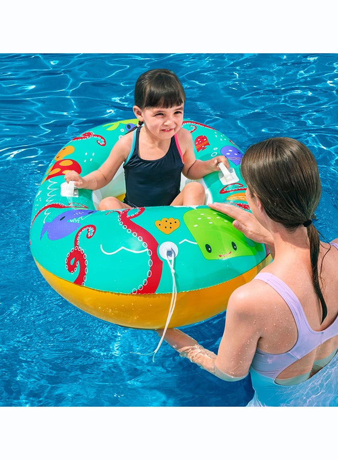 Bestway, 47" x 31"/ Tropical Crew Baby Boat Inflatable Outdoor Water Play Toy for Kids and Families, Durable Premium Quality Material, Easy Inflate and Deflate Design, Pool Beach Garden Summer Fun Activity, 1.19mx79cm - Image 3