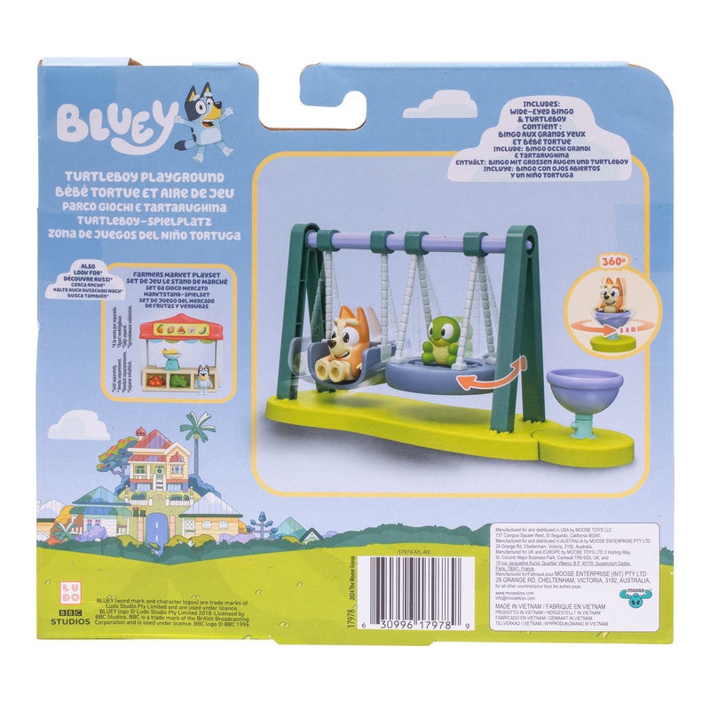BLUEY S12 MINI PLAYSET TURTLE BOY PLAYGROUND - Image 2