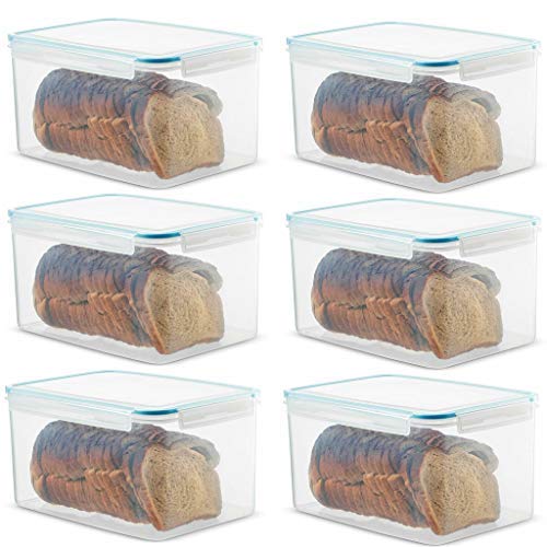 IMPREXO airtight plastic containers for kitchen storage containers for kitchen airtight kitchen containers (Pack of 6, 6070 ML) - Image 5