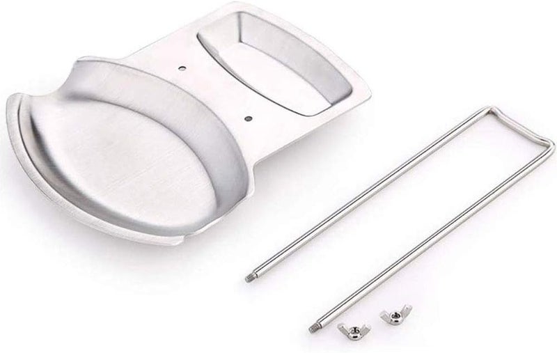 ETCBUYS Stainless Steel Spoon and Lid Rest Stand Holder Kitchen Utensil Heat-resistant Home Appliance Stand Holder Durable Kitchen Accessory - Image 5