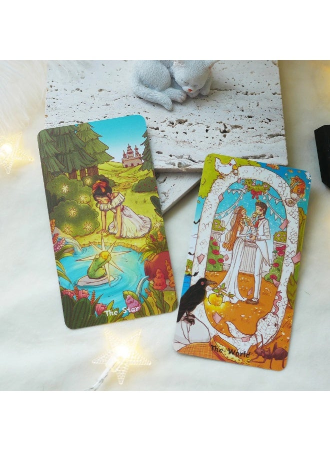 NIBEMINENT Storyland Tarot Cards, 78 Cards, 10.3 cm × 6 cm - Image 4