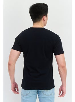 French Connection Men Crew Neck Short Sleeves Brand Logo T-Shirt, Dark Navy Blue  - Image 3
