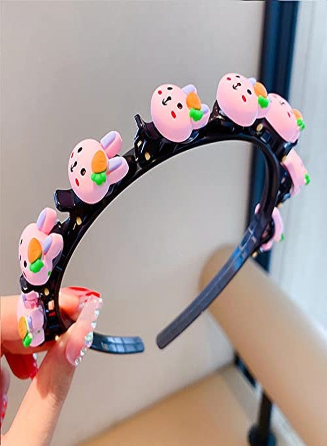 SIMAR ART 2 pcs Floral Hairbands for Girls - Soft & Colorful Cute Headbands with Daisy Flower Design - Comfortable Hair Accessories for Kids, Toddlers & Little Girls (random) - Image 2